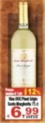 CTS Supermercati Vino DOC Pinot Grigio Santa Margherita offerta