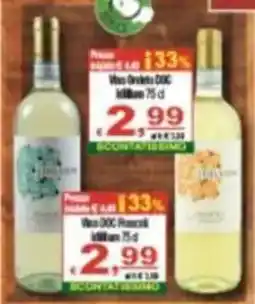 CTS Supermercati Vino DOC Pinot Grigio offerta