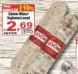 CTS Supermercati Salame Milano/ Cingherone Levoni offerta