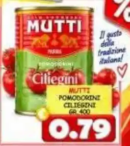 MercADone Mutti pomodorini ciliegini offerta