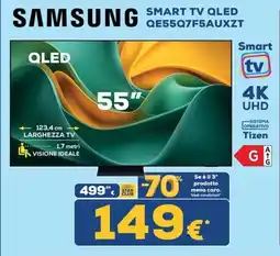 Euronics Tufano Samsung 55" Smart TV QLED offerta