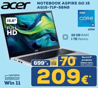 Acer Notebook Aspire Go 15
