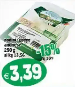 Il Castoro Supermercati nodini/gocce andriese offerta