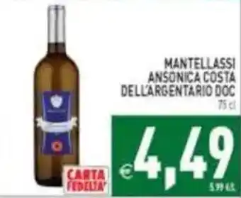 Mantellassi Ansonica Costa dell'Argentario DOC