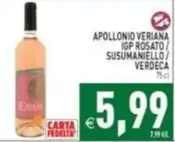 Pim Supermercati Apollonio Veriana IGP Rosato offerta