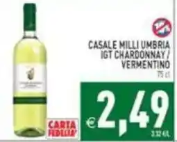 Pim Supermercati Casale Milli Umbria IGT Chardonnay / Vermentino offerta