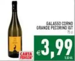 Pim Supermercati Galasso Corno Grande Pecorino IGT offerta
