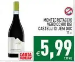 Pim Supermercati Montecretaccio Verdicchio dei Castelli di Jesi DOC offerta