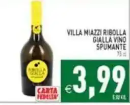 Pim Supermercati Villa Miazzi Ribolla Gialla Vino Spumante offerta