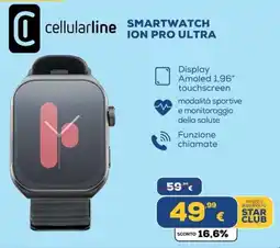 Euronics Tufano Smartwatch Ion Pro Ultra offerta