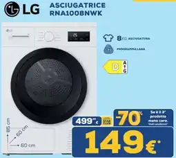 Euronics Tufano LG Asciugatrice offerta