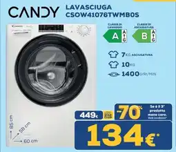 Euronics Tufano Candy Lavasciuga offerta