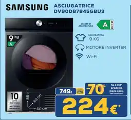 Euronics Tufano Samsung Asciugatrice offerta