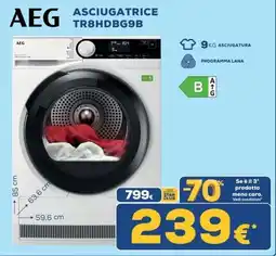 Euronics Tufano AEG Asciugatrice offerta