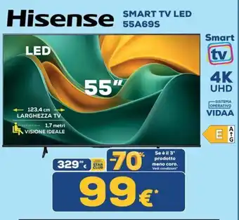 Hisense 55" Smart TV LED