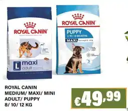 Zoomiguana Royal Canin Medium/ Maxi/ Mini Adult/ Puppy offerta