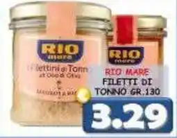 MercADone Rio mare filetti di tonno offerta