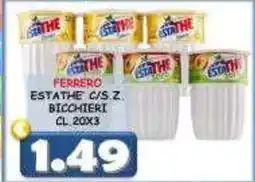 MercADone Ferrero Estathe bicchieri offerta