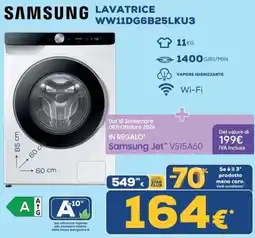 Euronics Tufano Samsung Lavatrice offerta