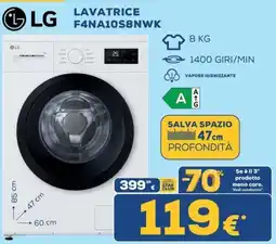 Euronics Tufano LG Lavatrice offerta