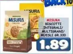 MercADone Misura biscotti integrali/multigrani/muesli offerta