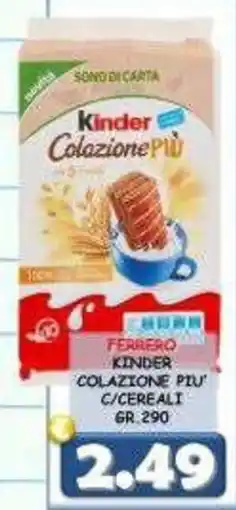 MercADone Kinder Colazione Più c/cereali offerta