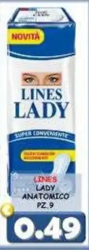 MercADone Lines Lady Anatomico offerta