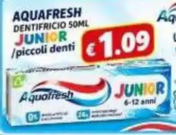 MercADone Aquafresh dentifricio junior offerta