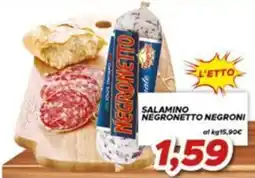 MA Supermercati Salamino Negronetto Negroni offerta