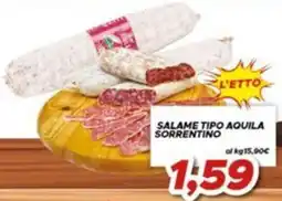 MA Supermercati Salame tipo aquila sorrentino offerta