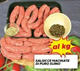 MA Supermercati Salsicce macinate di puro suino offerta
