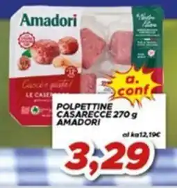 MA Supermercati Polpettine casarecce Amadori offerta