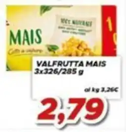 MA Supermercati Valfrutta Mais offerta