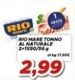 MA Supermercati Rio mare tonno al naturale offerta