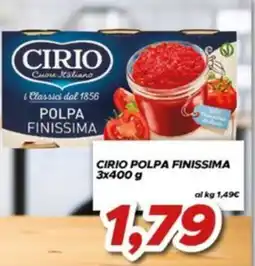 MA Supermercati Cirio polpa finissima offerta