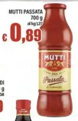 Top Supermercati Mutti Passata offerta