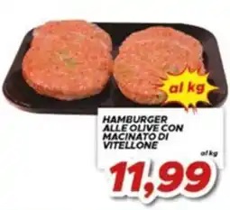 MA Supermercati Hamburger alle olive con macinato di vitellone offerta