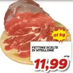 MA Supermercati Fettine scelte di vitellone offerta