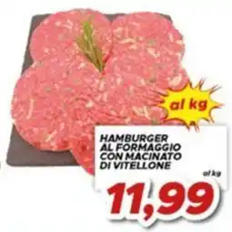 MA Supermercati Hamburger al formaggio con macinato di vitellone offerta