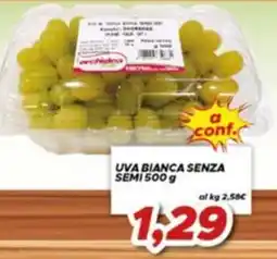 MA Supermercati Uva bianca senza semi offerta