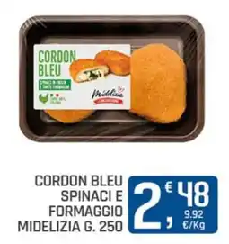 Ottimo Market Cordon Bleu Spinaci e Formaggio Midelizia offerta