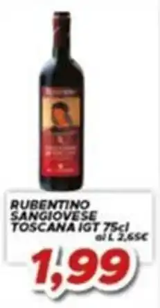 MA Supermercati Rubentino Sangiovese Toscana IGT offerta