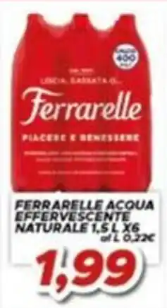 MA Supermercati Ferrarelle acqua effervescente naturale offerta