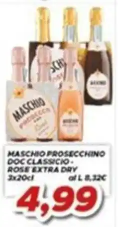 MA Supermercati Maschio prosecco rosé extra dry offerta