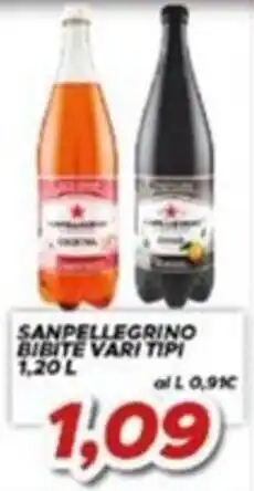 MA Supermercati Sanpellegrino bibite vari tipi offerta