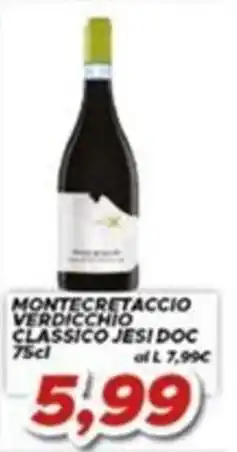 MA Supermercati Montecretaccio Verdicchio Classico Jesi DOC offerta