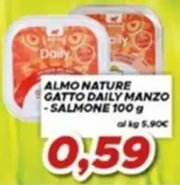 MA Supermercati Almo Nature Gatto Daily Manzo - Salmone offerta