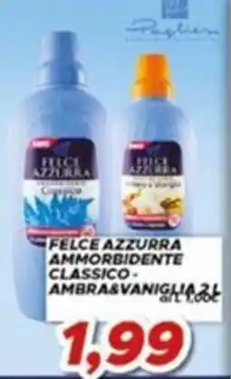 MA Supermercati Felce Azzurra ammorbidente classico - ambra&vaniglia offerta