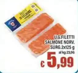 Top Supermercati Filetti di salmone surgelato offerta