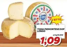 MA Supermercati Toma Piemontese DOP Lungo offerta